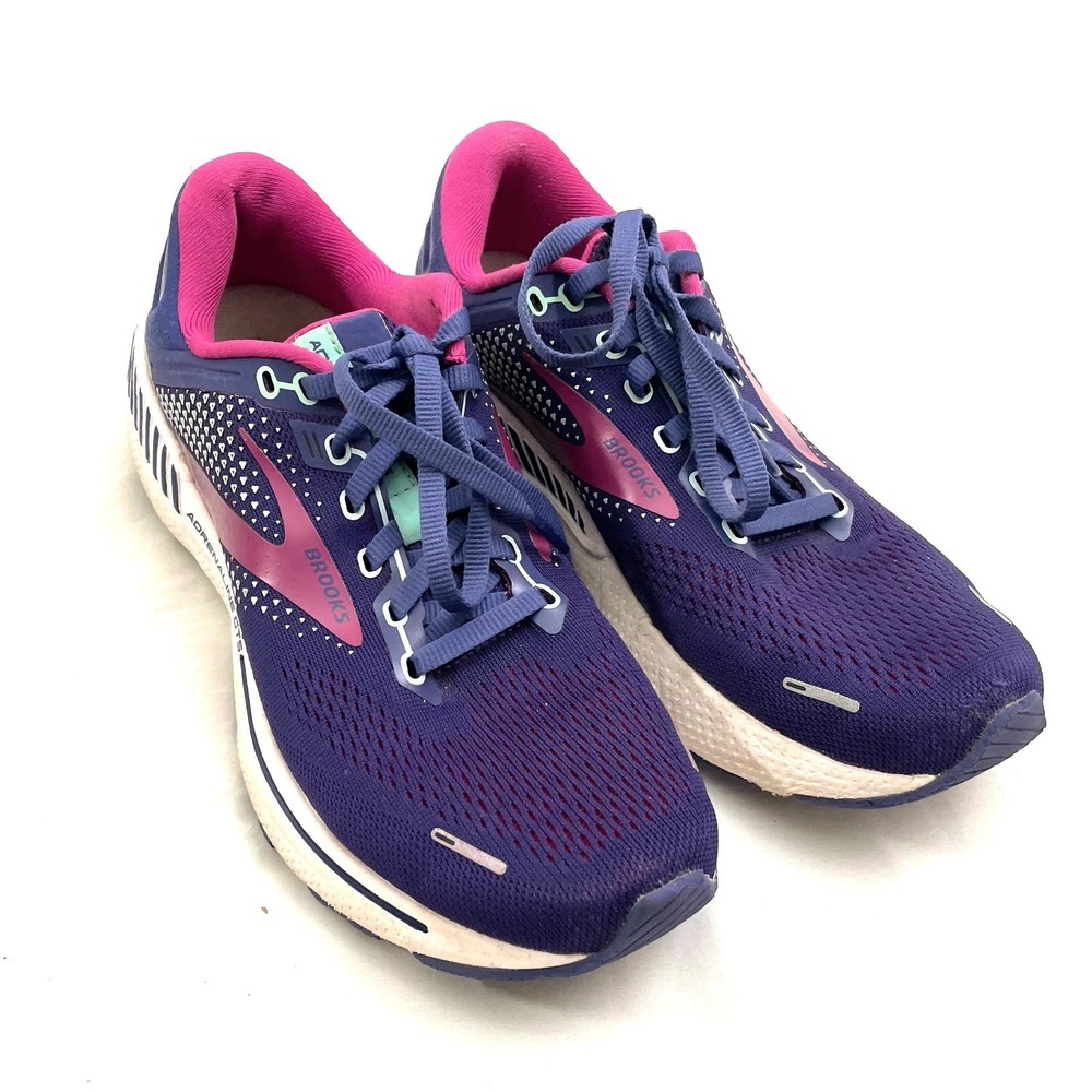 Brooks Adrenaline GTS‎ 22 Women 8.5 Purple Pink Running Shoes 1203531B403 - Picture 2 of 13
